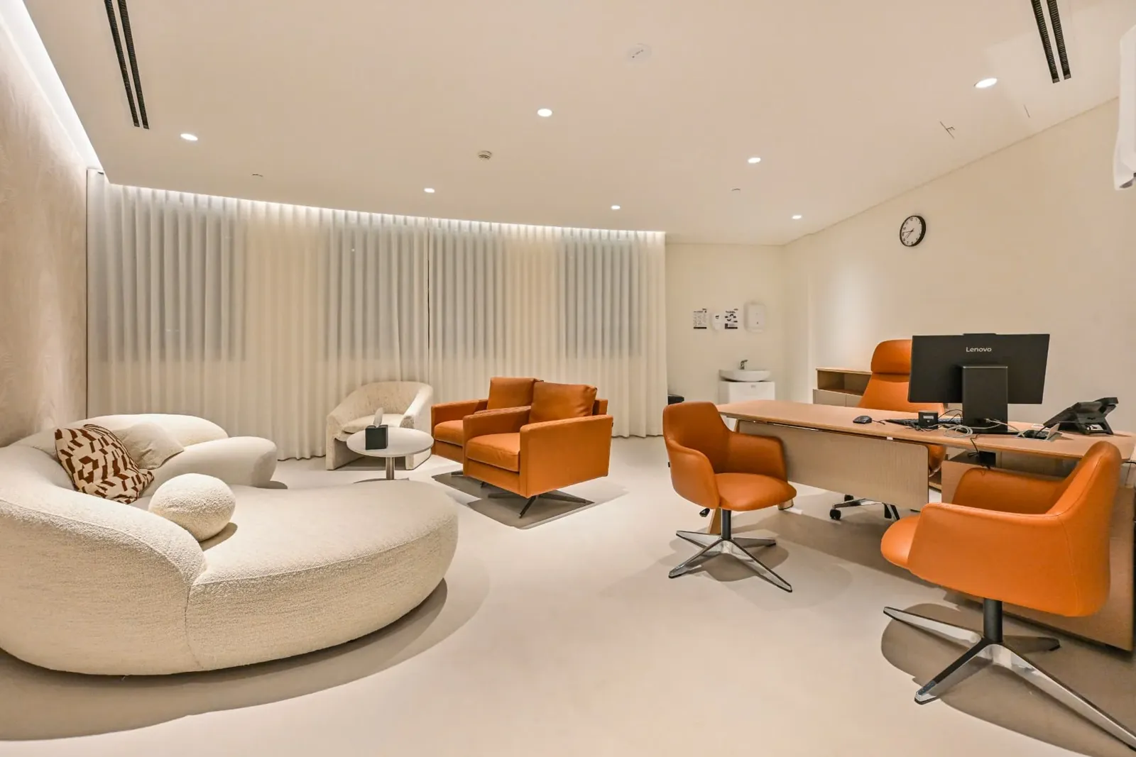Calm, private consultation room at Almond Blossoms Wellbeing Centre